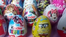 40 Kinder Surprise Eggs Unboxing: Barbie, Hello Kitty, SpongeBob, Hannah Montana, Angry Birds