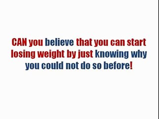 Fat Is NOT Your Fault - Finally You Can Lose Weight