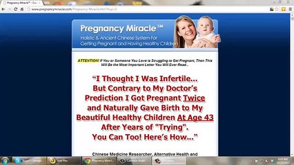 Honest and Real Pregnancy Miracle Review