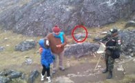 Aparece duende en montañas de Peru | video de duende real captado por camaras