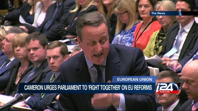 Cameron urges parliament to fight together on EU reforms