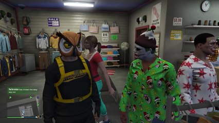 GTA 5 Funny Moments - Christmas Shopping, Santa Claus, & Yacht Dive Glitch (Day Before the Snow)