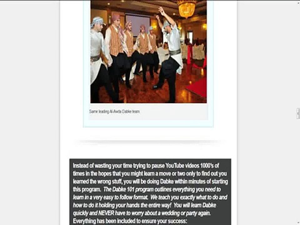 Dabke 101 - Learn How To Dance Dabke.