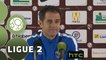 Conférence de presse FC Metz - Stade Lavallois (1-0) : Philippe  HINSCHBERGER (FCM) - Denis ZANKO (LAVAL) - 2015/2016