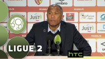 Conférence de presse RC Lens - Stade Brestois 29 (2-0) : Antoine  KOMBOUARE (RCL) - Alex  DUPONT (BREST) - 2015/2016