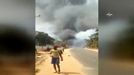 Nijerya'da gaz istasyonunda patlama: Onlarca insan öldü