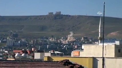Cizre'de patlama anları kamerada