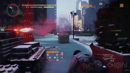 Tom Clancys The Division Gameplay - Side Mission: Supply Drop Recovery