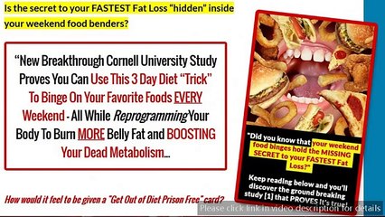 Diet Free Weekends Solution Review - Does It Actually Work?