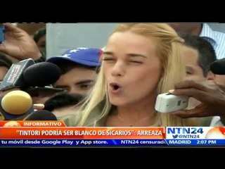 Arreaza afirma que "mercenarios" podrían tener a Lilian Tintori como "objetivo político"