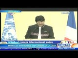 “Si continuamos el camino trazado por el capitalismo estamos condenados a desaparecer”, Evo Morales