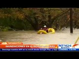 Inundaciones causan estragos en carreteras del norte de Texas