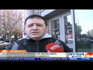 Aumenta el número de mexicanos que salen de EE.UU., según informe