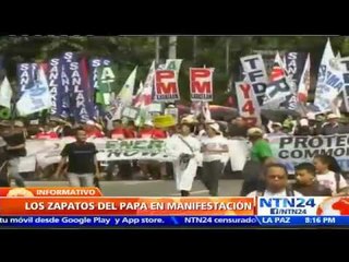 Manifestaciones en París termina en enfrentamientos entre la policía y los ciudadanos