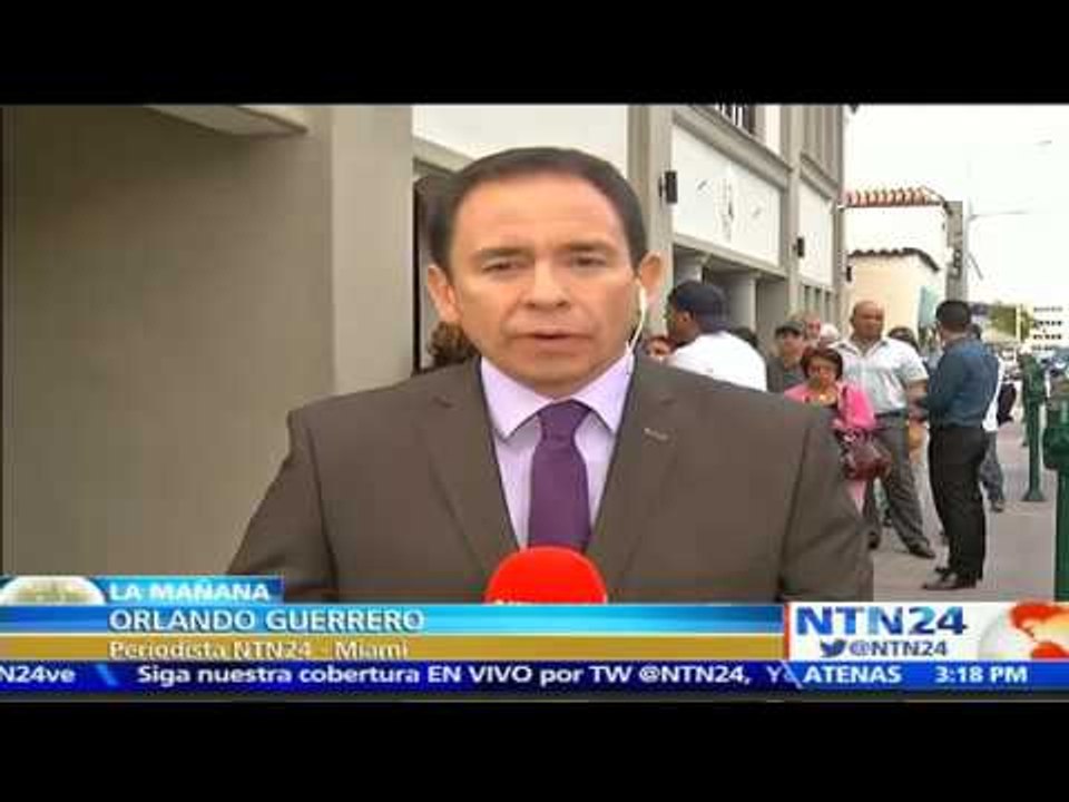 Protestan frente al consulado nicaragüense en Miami por el mal trato a migrantes cubanos