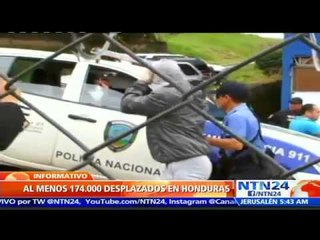 Estudio revela que más de 170 mil hondureños fueron desplazados por la violencia desde el 2004