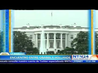 Obama recibe a Hollande con recelos sobre el rol de Rusia en el combate al Estado Islámico