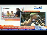 Mauricio Macri ejerció su derecho al voto en su carrera por la silla presidencial de la Casa Rosada