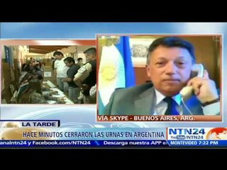 “Fue una jornada ejemplar (…) con episodios menores”: Vicepresidente Cámara Electoral argentina