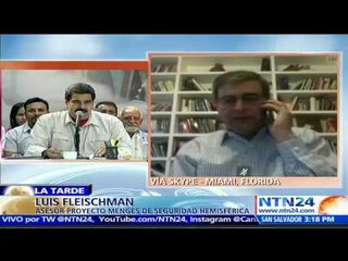 No hay forma en el que Gobierno de Maduro acepte renunciar al poder: asesor Proyecto Menges a NTN24
