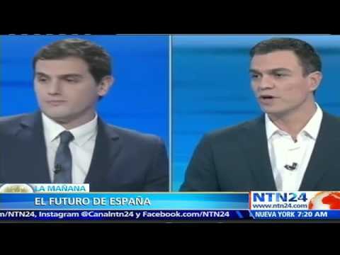 Mariano Rajoy no asistió al histórico debate entre candidatos para Parlamentarias en España