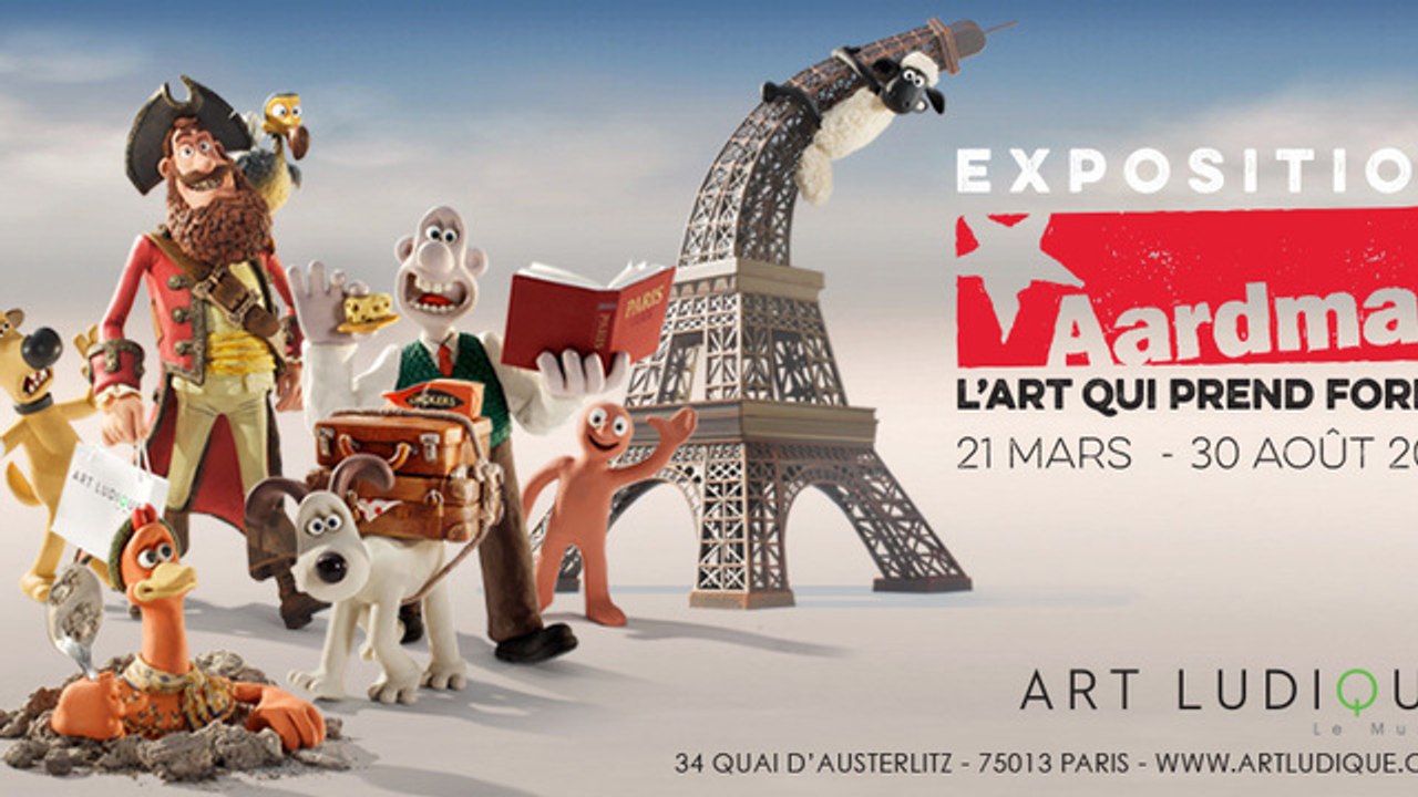 Exposition Aardman : Retrouvez les déjantés Wallace et Gromit