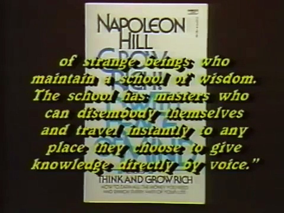 Is Napoleon Hill's book "Think and Grow Rich" Occultic?