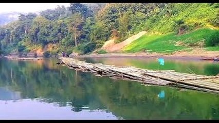Best Place For Bamboo Rafting- River Sangu, Bandarban, Bangladesh