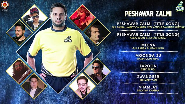 Peshawar Zalmi-1 Gul Panra Zeek Afridi & Bakhtiar Khattak Hamayoon Khan Pashto New Song 4 Peshawar Zalmi PSL 2016 HD