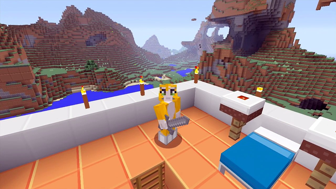 Minecraft Xbox - NO HUD CHALLENGE!