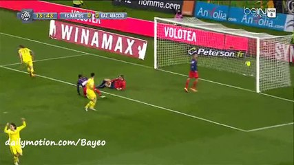 Emiliano Sala Goal HD - Nantes 1-0 GFC Ajaccio - 03-01-2016