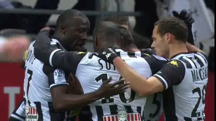 Bouka Moutou Goal HD - Reims 0-1 Angers- 03-01-2016