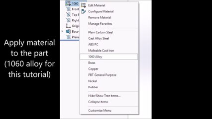 SolidWorks Simulation Premium Tutorial: Critical Buckling Load (Fixed Free Case)