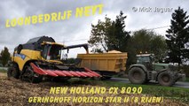 New Holland CX8090 Loonbedrijf Neyt mais dorsen 2012 part two