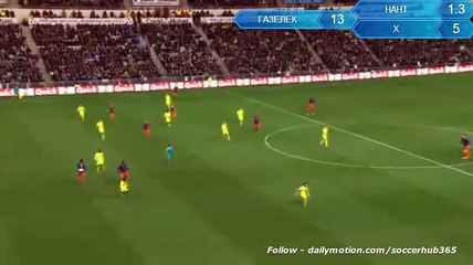 2-1 Kévin Mayi  Goal -  Nantes vs. Gazélec Ajaccio - 03.02.2016