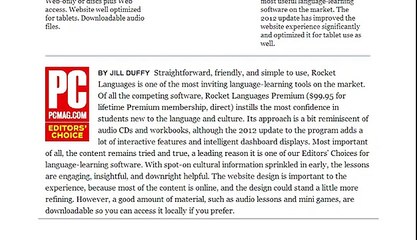 Learn a language online with Rocket Languages
