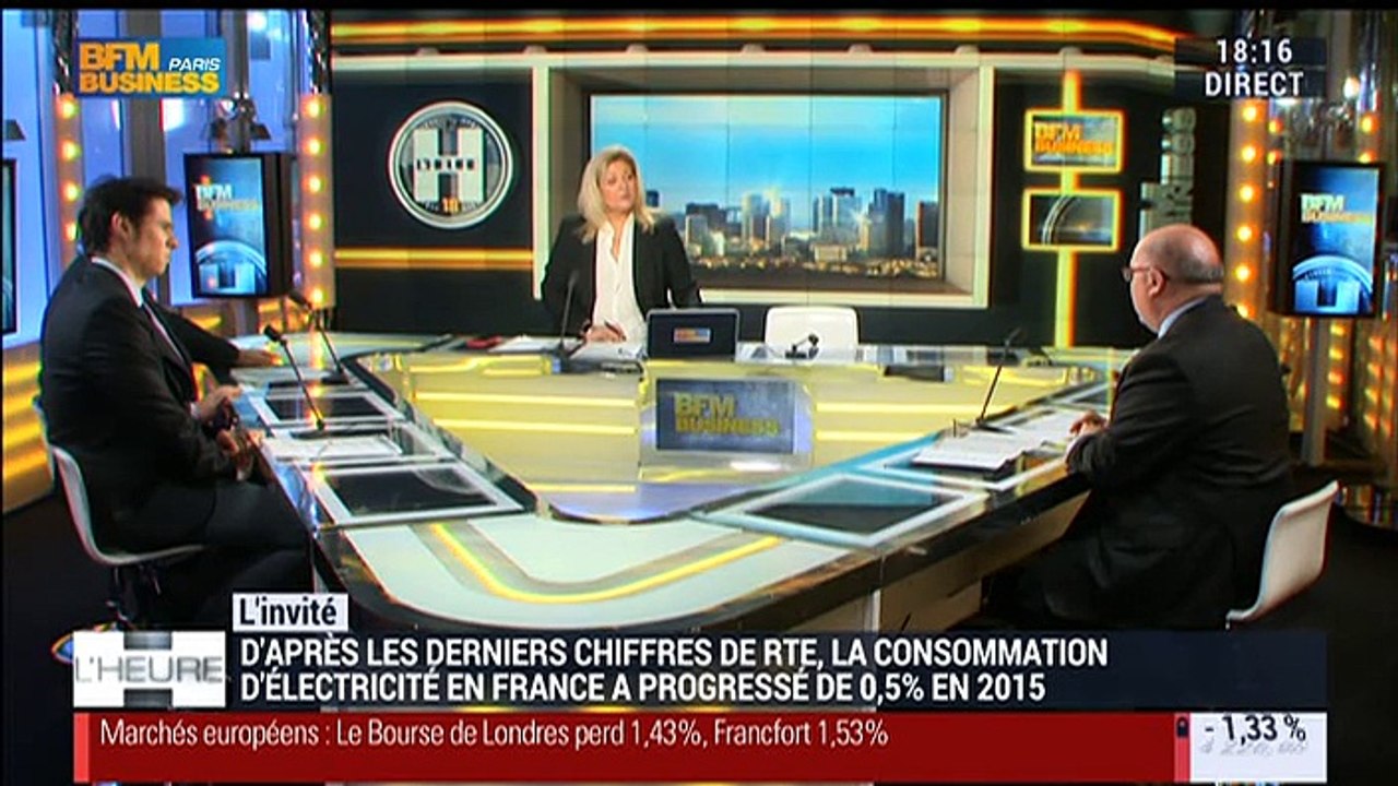 François Brottes commente la légère reprise de la consommation d'électricité en 2015 - 03/02