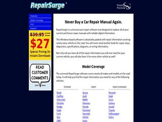 Repairsurge Repair Manual Software