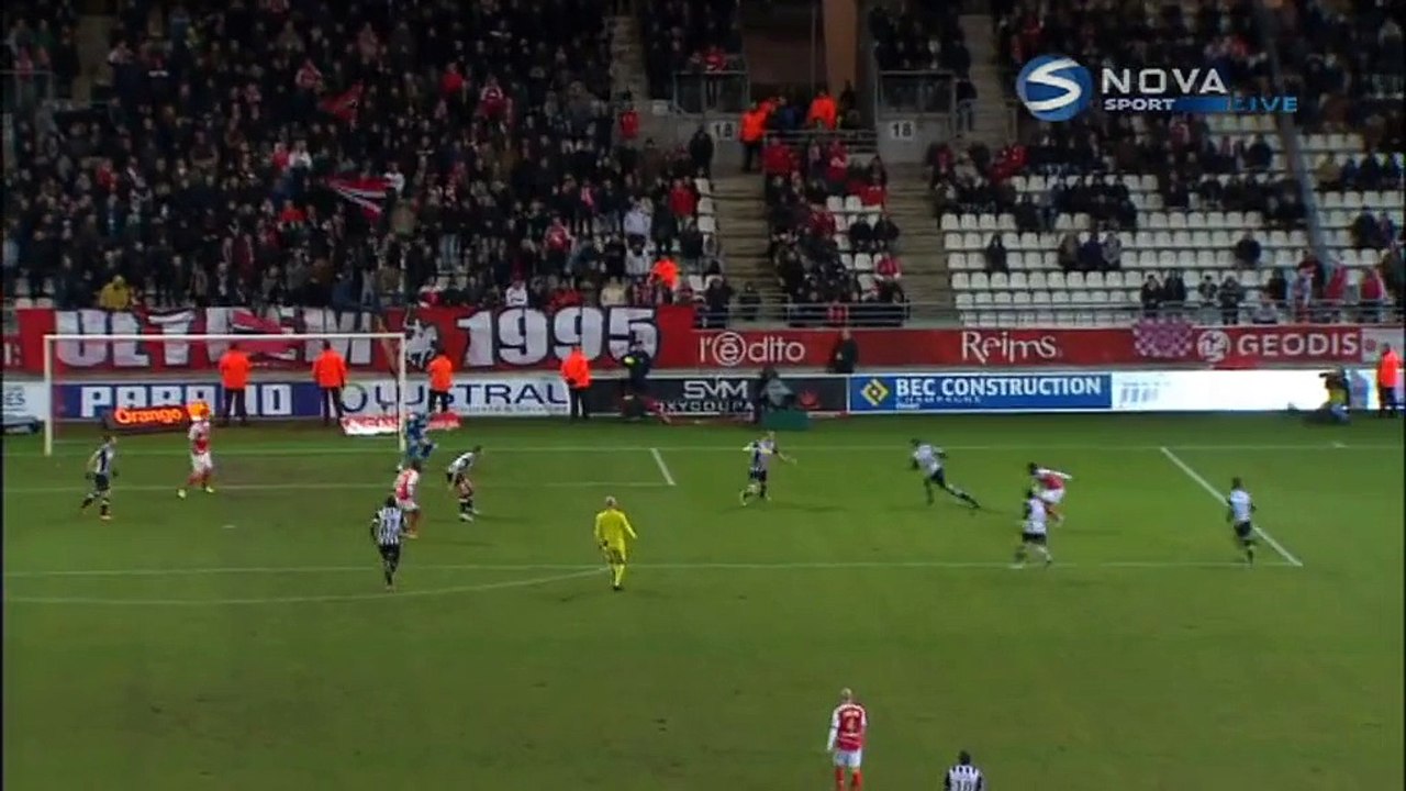 1-1 Hamari Traoré Goal France  Ligue 1 - 03.01.2016, Stade Reims 1-1 Angers SCO