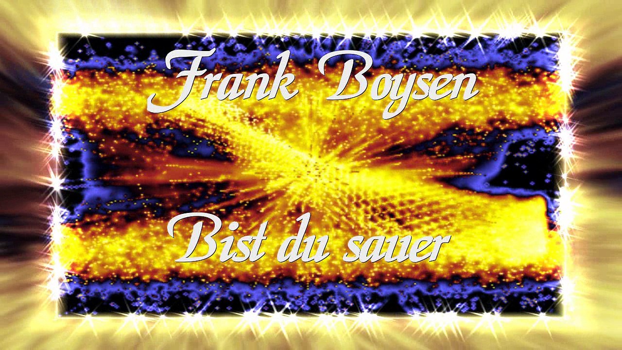 Frank Boysen - Bist du sauer - Chris Alexandros - Coverversion