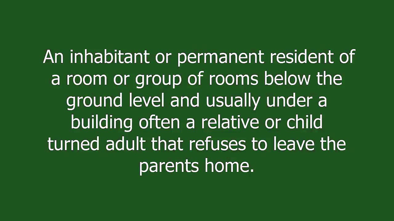 cellardweller meaning and pronunciation video Dailymotion