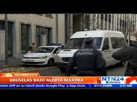 Bélgica eleva al máximo el nivel de alerta terrorista en Bruselas