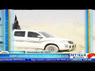 John Kerry afirma que EE.UU. tiene la capacidad para acabar con ISIS como lo hizo con Al Qaeda