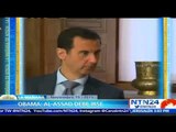 Barack Obama reitera que no ve solución al conflicto en Siria mientras Al Asad siga en el poder