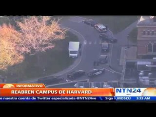 Universidad de Harvard reinicia actividades tras recibir amenaza de bomba