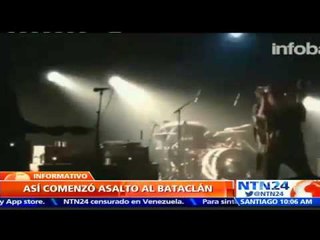 ¡Cuando el rock sonó a terror! Así iniciaron los disparos en elBataclan donde murieron 89 personas