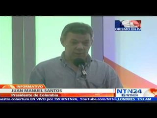 Presidente Santos condena los atentados terroristas en París que dejó centenares de muertos