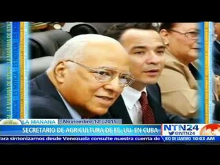Secretario de Agricultura de Estados Unidos llegó a La Habana para visita de trabajo