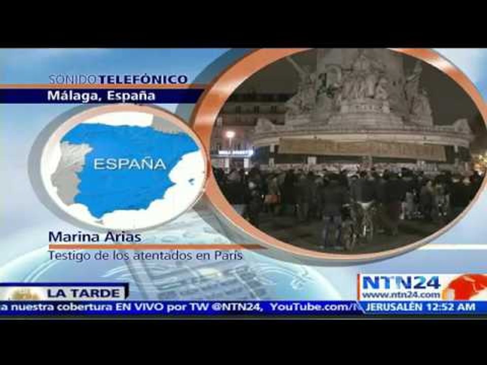 "Si dejamos que nos ganen estamos perdidos": testigo de los atentados en París sobre los terroristas