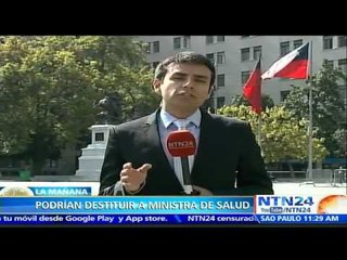 Ministra de Salud de Chile podría ser destituida por no gestionar construcción de hospitales